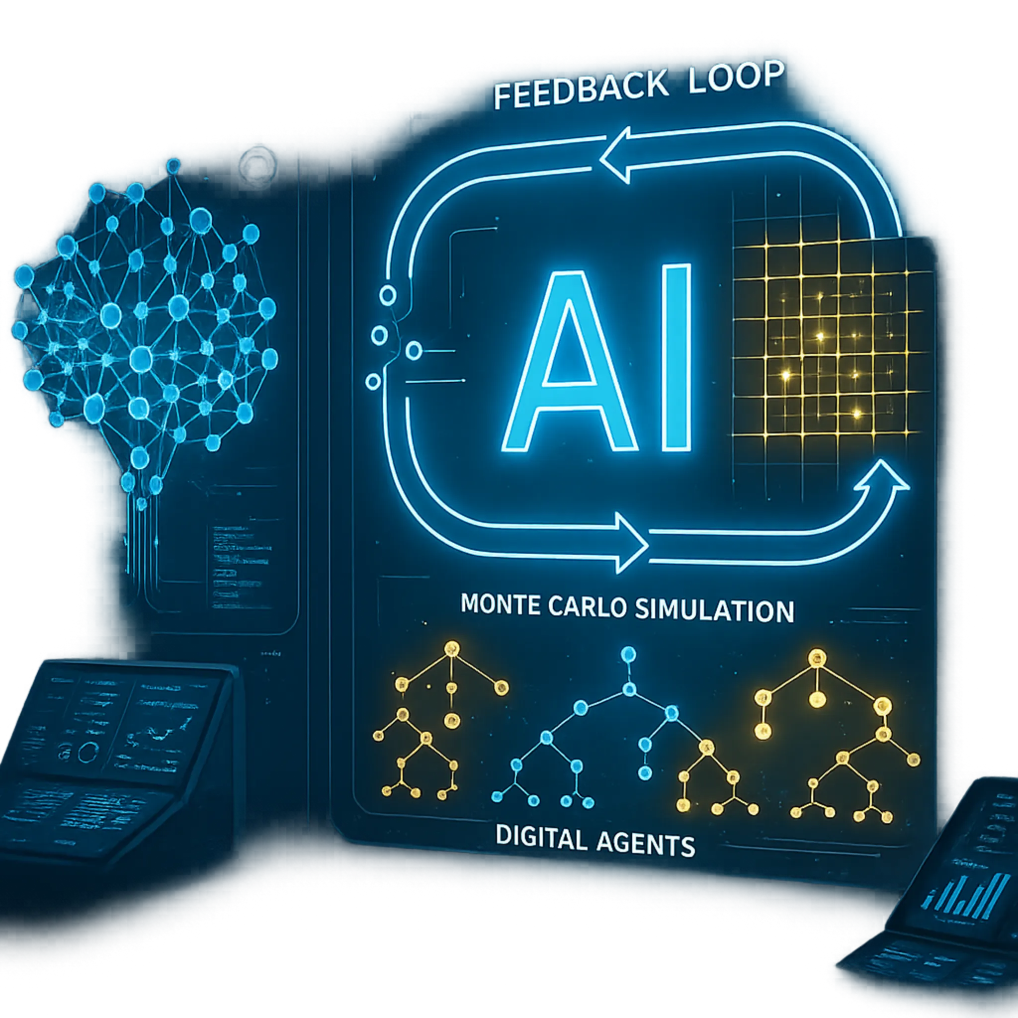 SlotMatic hybrid reinforcement learning and Monte Carlo evaluation