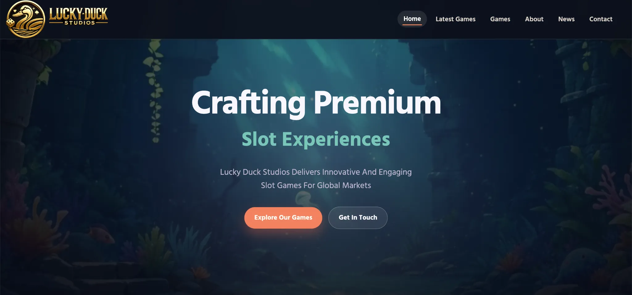 Lucky Duck Studios website preview